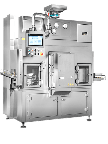 Steriline Pulsed light tub decontaminating System Claranor Pulsed light decontamination Passbox at Pharma Congress, Claranor Pulsed Light decontamination Passbox at Pharma Technica!