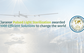 , La stérilisation Claranor labellisée par SOLAR IMPULSE