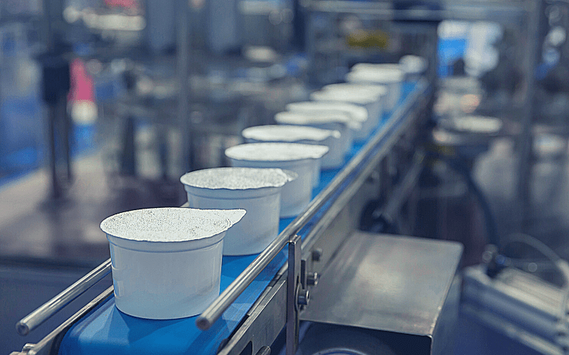 Yogurt filling line