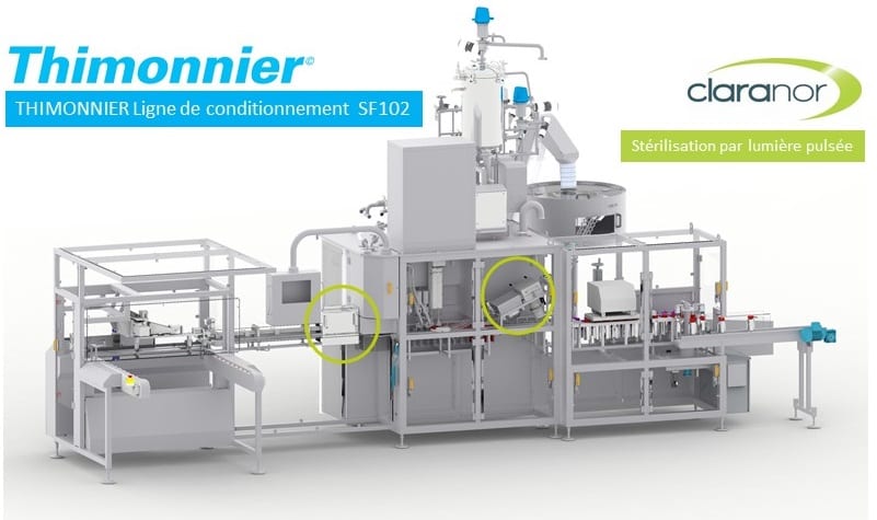 visuel Thimonnier Claranor ligne SF 201 Claranor lumière pulsée au CFIA, Retrouvez la lumière pulsée Claranor aux 25 ans du CFIA!