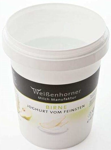 weissenhorner molkerei 500 ml (2) , Desserts laitiers bio, stérilisation de pot : Weissenhorner Molkerei