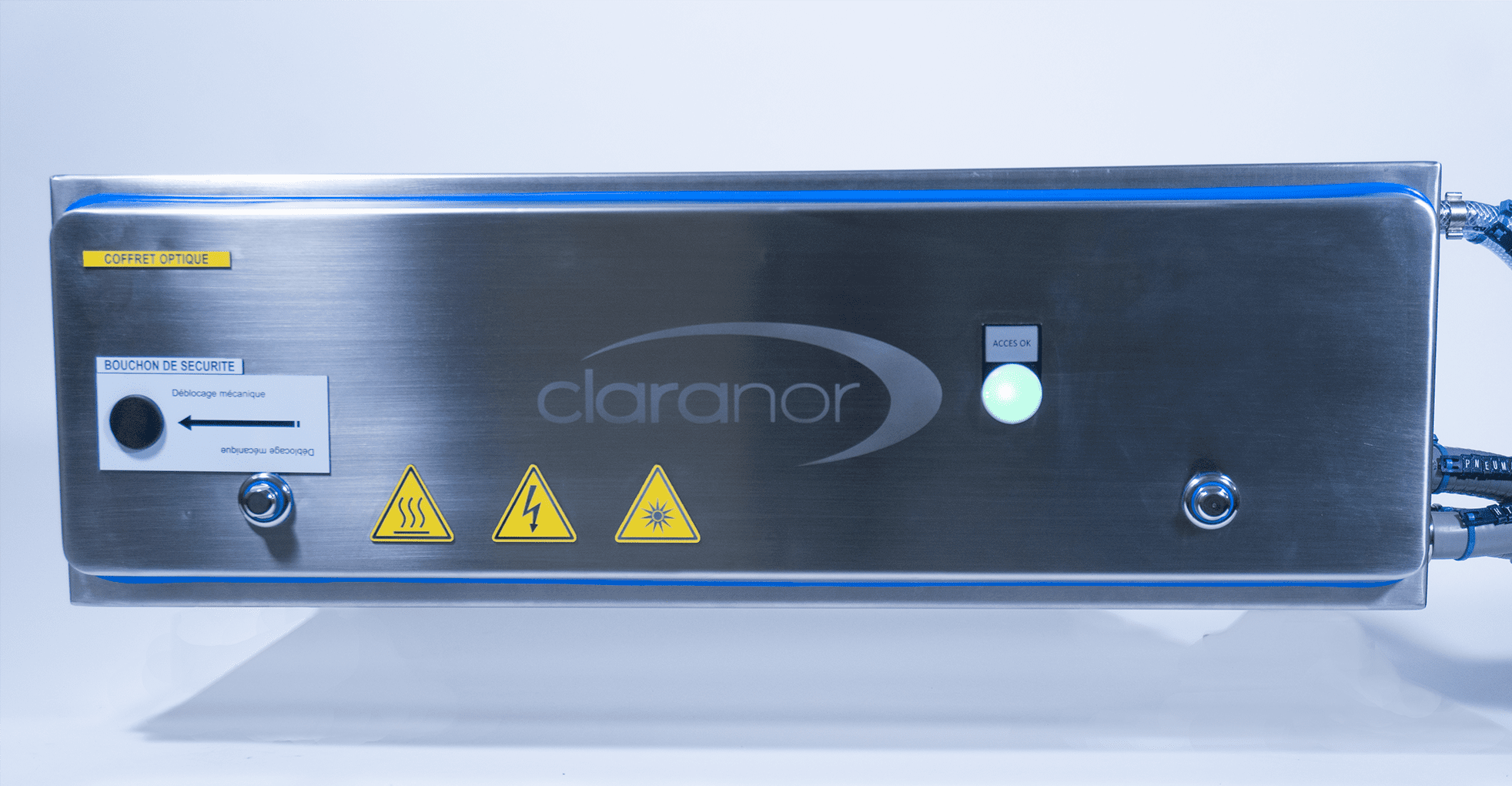 Claranor Cup Sterilization unit for rotary filler , Claranor Pulsed light chosen by Plant-based milk manufacturers!