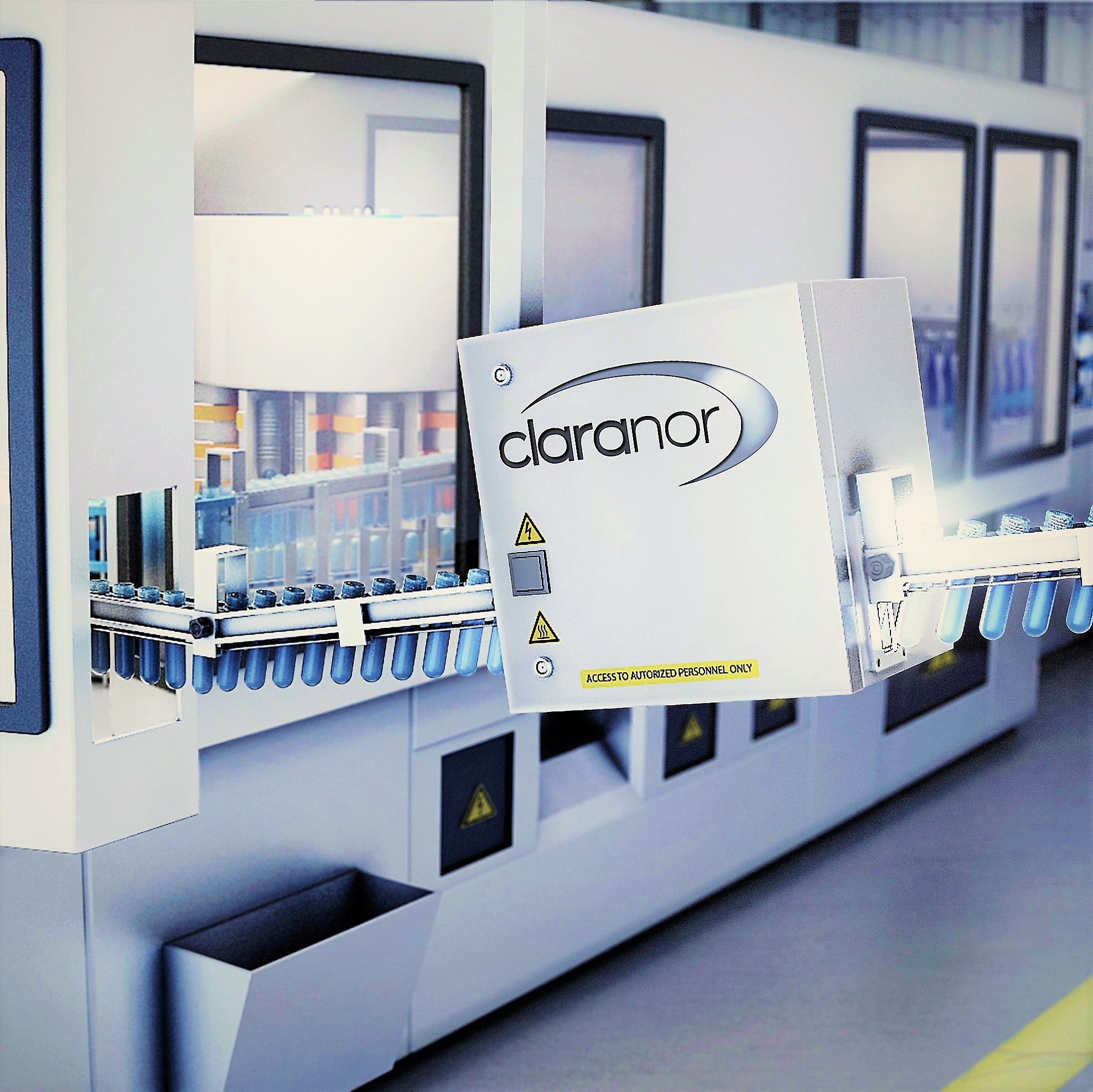 Claranor preform sterilization 1 Décontamination par lumière pulsée Claranor en Espagne, L’Espagne a choisi la décontamination par lumière pulsée Claranor