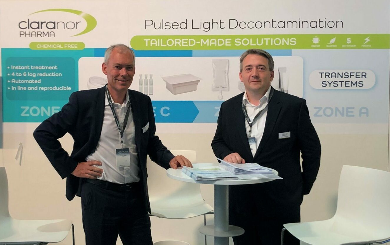 Claranor Pulsed light decontamination at Expo Lounges, Expo Lounges: new generation of decontamination solutions for Pharma industry!