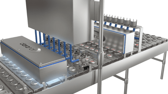 Claranor décontamination pot et opercule par lumière pulsée Pulsed light decontamination on Ketchup market, Claranor Pulsed Light decontamination on the ketchup market!