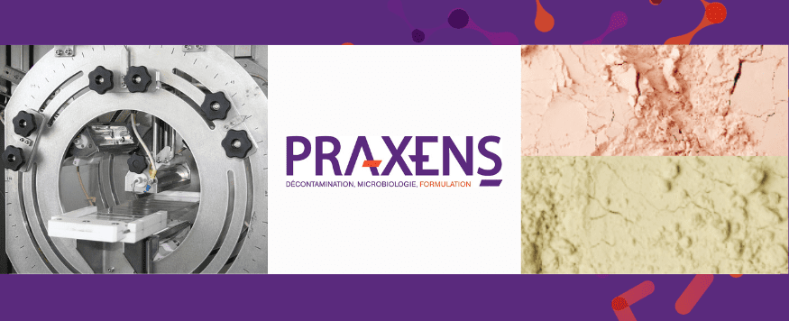 Claranor et Praxens collaborent pour innover avec la lumière pulsée ou les UV, Lumière Pulsée ou UV pour le traitement des poudres, Claranor et Praxens collaborent !