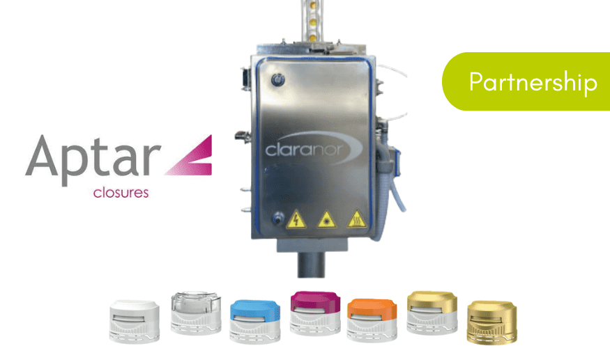 Claranor partnership with Aptar, Innovative decontamination solutions for enhancing product protection and sustainability