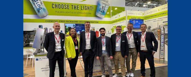 Claranor team at Interpack 2026 with DR FISCHER and PRIMOREELS