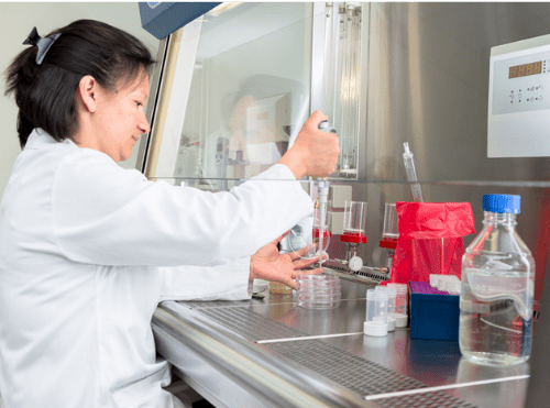 Magali Labo Magalie dans notre laboratoire