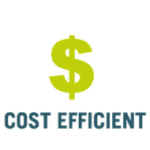 3 cost efficient Pictogramme Cost Efficient
